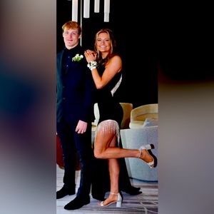 Prom dress and shoes